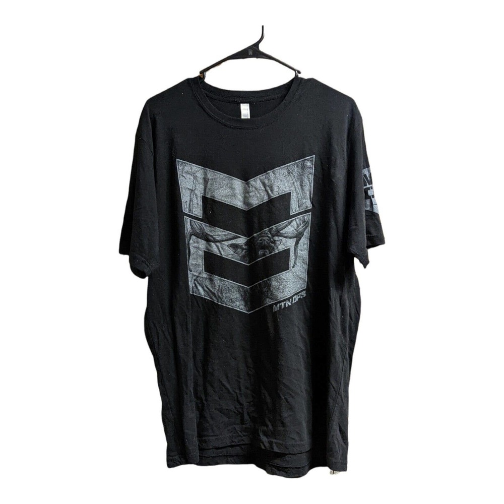 MTN OPS T-SHIRT MEN'S XL SHORT SLEEVE PULLOVER BLACK - COD MODERN WARFARE GAMER